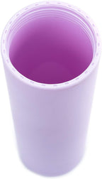 Pastel Straight Blank Tumblers, 16 oz Matte Tumblers, Double Wall Acrylic Tumbler With Straw and Screw Lid