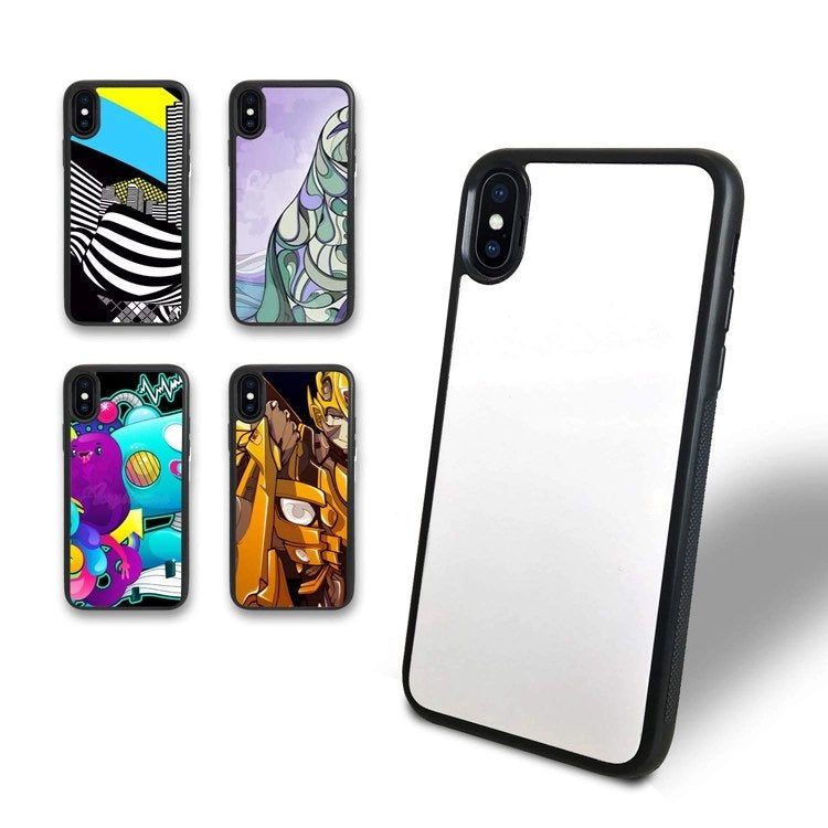 Sublimation Blank Apple iPhone X and XS Cell Phone cover TPU Non slip Black