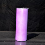 UV Color Changing & Glows Green In Dark  Combo sublimation Blank Stainless 20oz Straight Skinny Tumblers w Lid & Straw BPA Free