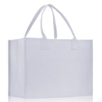 Customized Embroidered Name Tote Bag 100% Cotton Canvas and a Chic Personalized Tote Bag, Beach Bag, Market Bag, Bridesmaid Bag - White