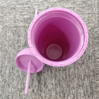 19OZ XL Pastel Straight Blank Tumblers, 19 oz Matte Tumblers, Double Wall Acrylic Tumbler With Straw and Screw Lid Multiple colors.