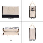 Getaway Beach Tote Bag XL - Oversized Chic Tote Bag with Zipper and Inner Pocket-Gift for Her -Vacation Tote Bag -Weekender Bag -Travel Tote