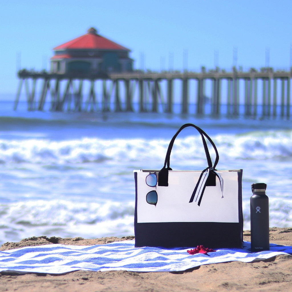 Weekend Vibes Beach Tote Bag - Large Chic Tote Bag - Gift for Her - Girls Weekend Tote - Weekender Bag - Weekend Tote - Weekend Vibes Bag