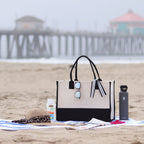 Weekend Vibes Beach Tote Bag - Large Chic Tote Bag - Gift for Her - Girls Weekend Tote - Weekender Bag - Weekend Tote - Weekend Vibes Bag