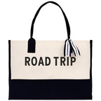Road Trip Beach Tote Bag - Large Chic Tote Bag - Gift for Her - Vacation Tote Bag - Weekender Bag - Travel Tote