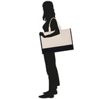 Road Trip Beach Tote Bag XL - Oversized Chic Tote Bag with Zipper and Inner Pockets - Gift for Her - Girls Weekend Tote - Weekender Bag