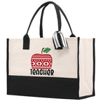 Teacher Stuff Tote Bag Teacher Bag Teacher Gift Teacher Retirement Gift Best Teacher Gifts Teacher Appreciation Gift Teacher Strong Tote Bag