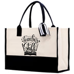 Teacher Stuff Tote Bag Teacher Bag Teacher Gift Teacher Retirement Gift Best Teacher Gifts Teacher Appreciation Gift Teacher Strong Tote Bag