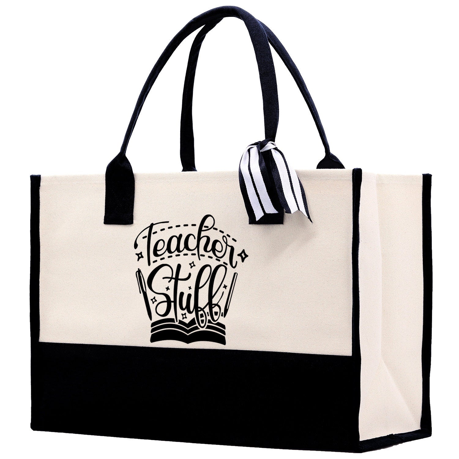 Teacher Stuff Tote Bag Teacher Bag Teacher Gift Teacher Retirement Gift Best Teacher Gifts Teacher Appreciation Gift Teacher Strong Tote Bag