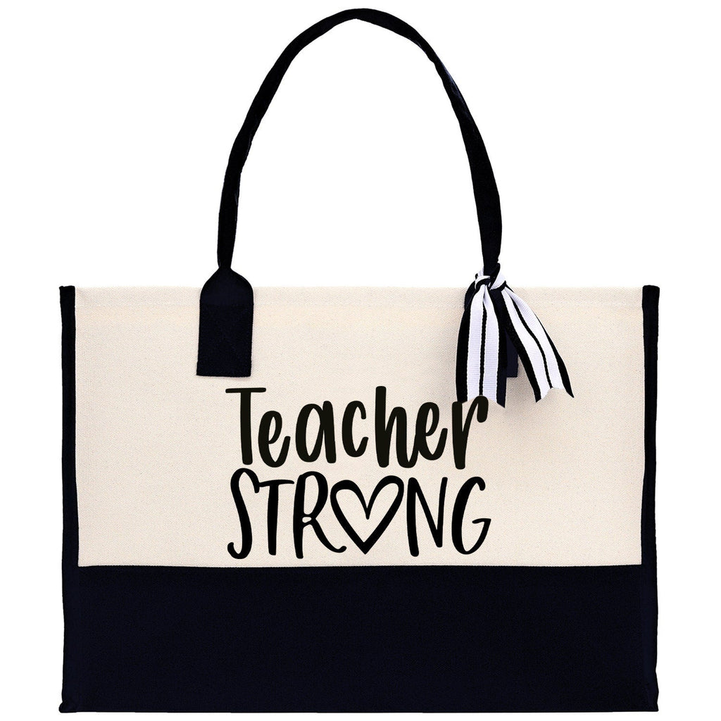 Teacher Stuff Tote Bag Teacher Bag Teacher Gift Teacher Retirement Gift Best Teacher Gifts Teacher Appreciation Gift Teacher Strong Tote Bag