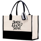 Teacher Stuff Tote Bag Teacher Bag Teacher Gift Teacher Retirement Gift Best Teacher Gifts Teacher Appreciation Gift Teacher Strong Tote Bag