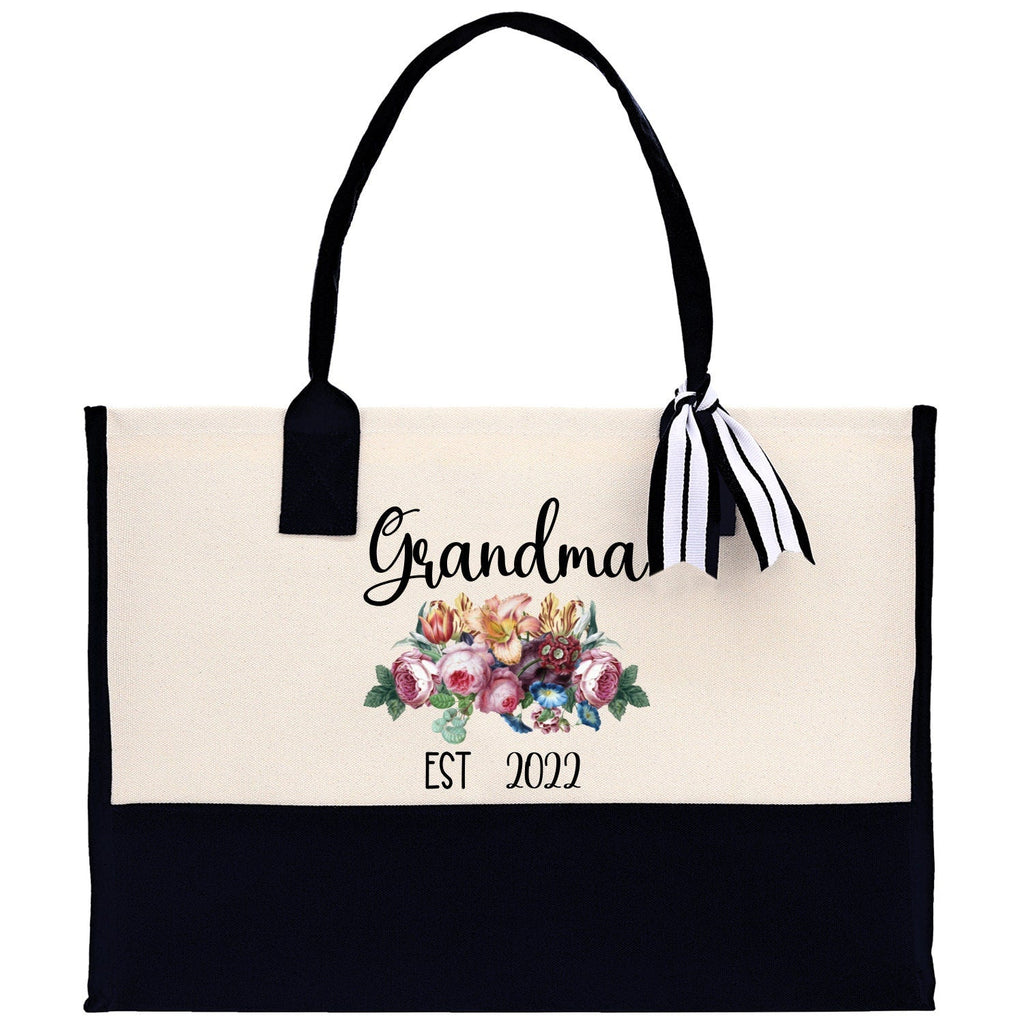 Grandma Tote Bag Grandma's Getaway Bag Grandma Nana Bag Grandma Gift Bag Shopping Bag Mothers Day Gift Live Love Spoil Bag Grandma Beach Bag