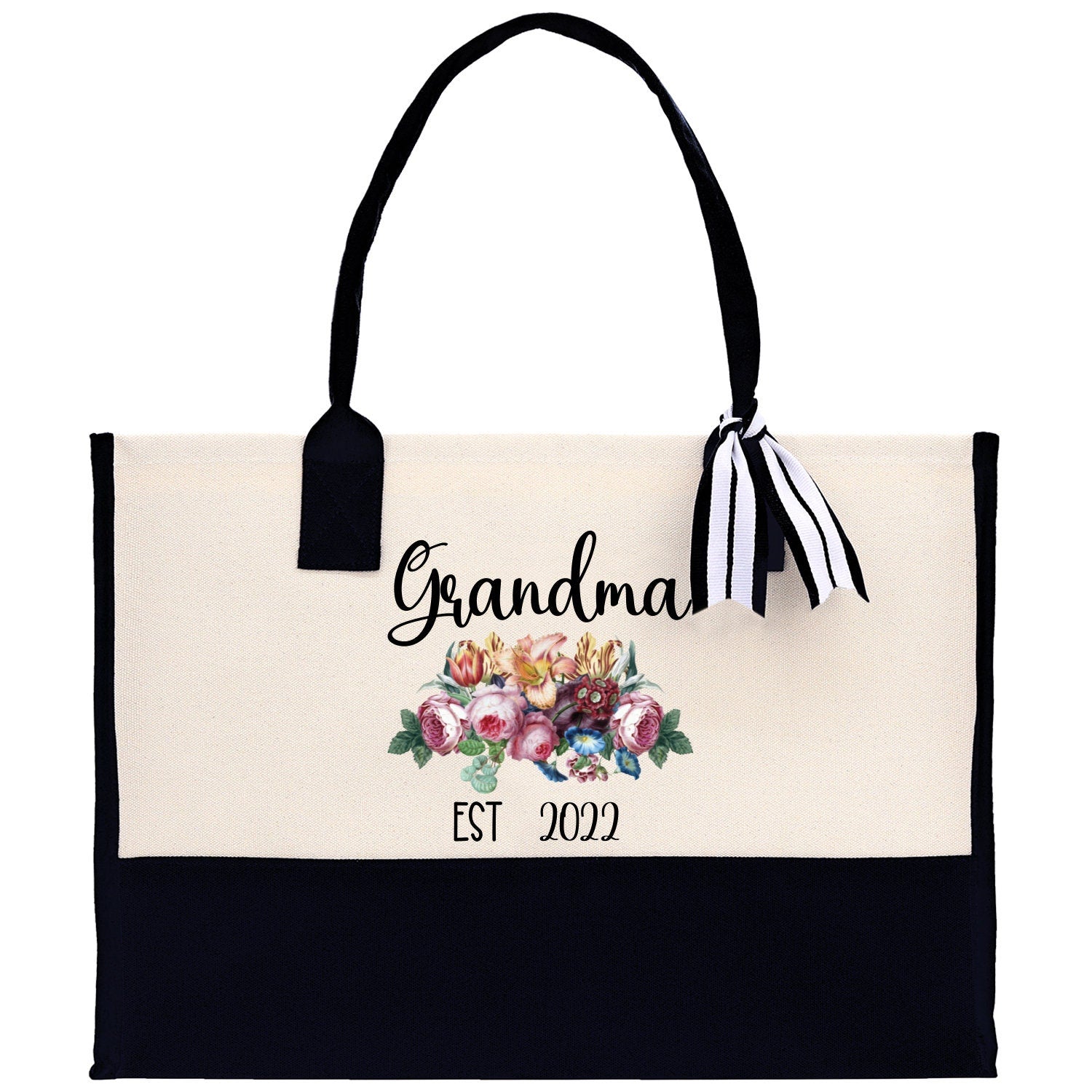Grandma Tote Bag Grandma's Getaway Bag Grandma Nana Bag Grandma Gift Bag Shopping Bag Mothers Day Gift Live Love Spoil Bag Grandma Beach Bag