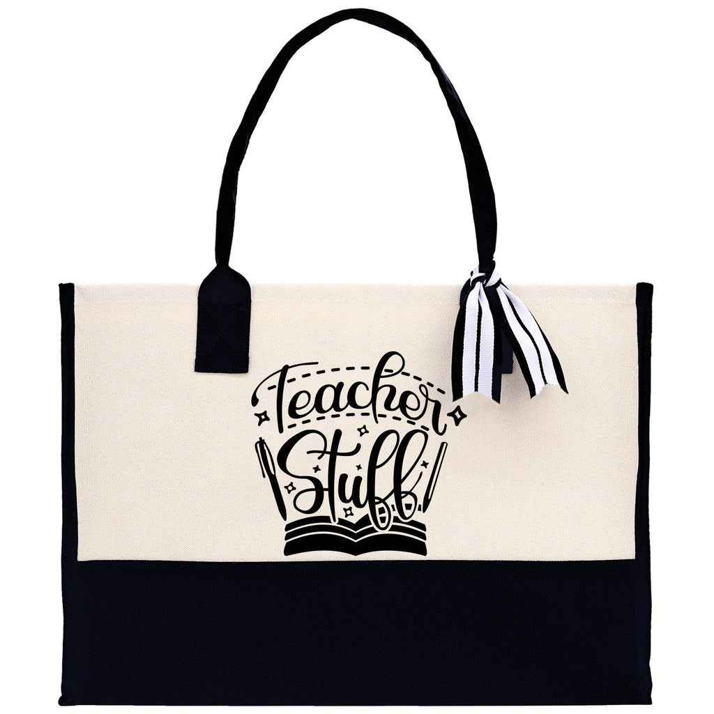 Teacher Stuff Tote Bag Teacher Bag Teacher Gift Teacher Retirement Gift Best Teacher Gifts Teacher Appreciation Gift Teacher Strong Tote Bag