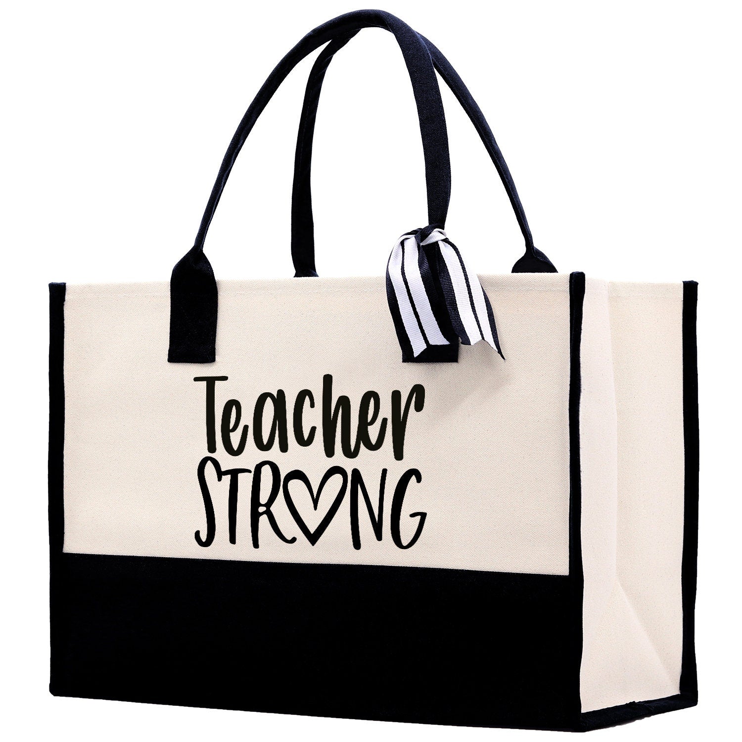 Teacher Stuff Tote Bag Teacher Bag Teacher Gift Teacher Retirement Gift Best Teacher Gifts Teacher Appreciation Gift Teacher Strong Tote Bag