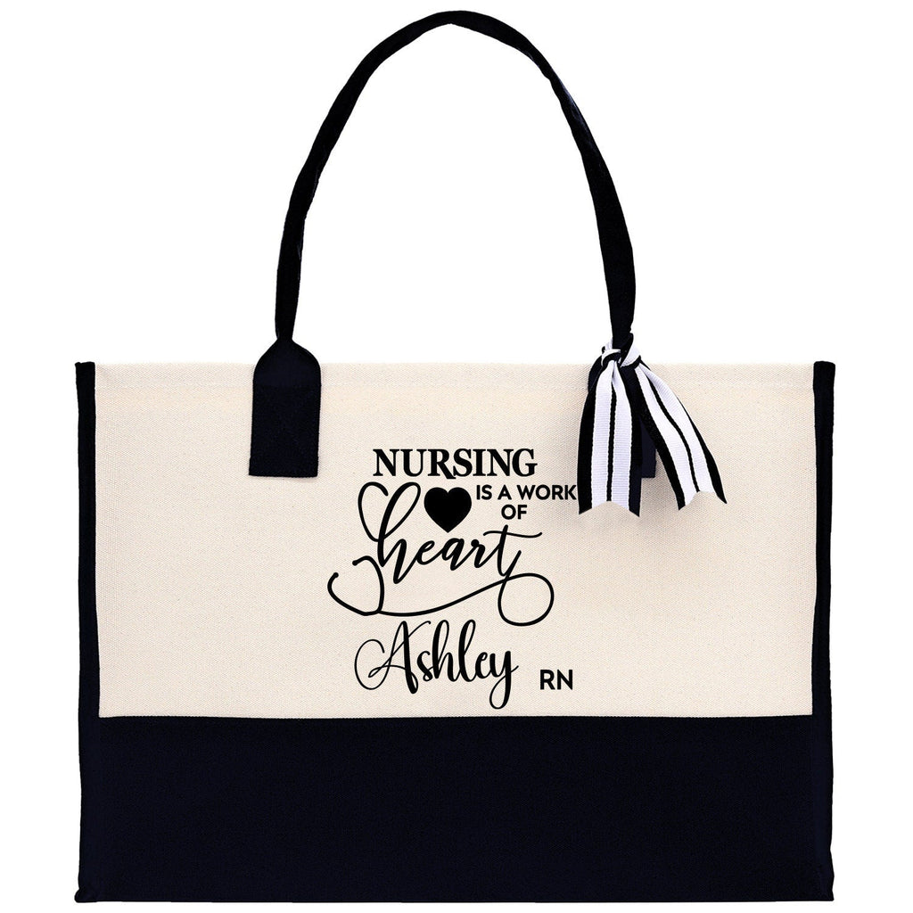 Nurse Personalized Tote Bag Nurse Gift Registered Nurse Tote RN Tote RN Gift Future Nurse Gift Nursing Student Gift Nurse Graduation Gift