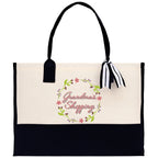 Grandma Tote Bag Grandma's Getaway Bag Grandma Nana Bag Grandma Gift Bag Shopping Bag Mothers Day Gift Live Love Spoil Bag Grandma Beach Bag