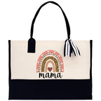 Mom Tote Bag Mama Tote Mom Stuff Bag Mommy Bag Dog Mom Gift Dog Mom Bag Mom Shopping Bag New Mom Gift Best Mom Ever Bag Boy Girl Mama Tote