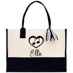 Dance Teacher Name Personalized Gift Tote Bag Ballet Teacher Bag Gymnastic Teacher Bag Dance Student Bag for Teacher Custom Dancer Gift Bag