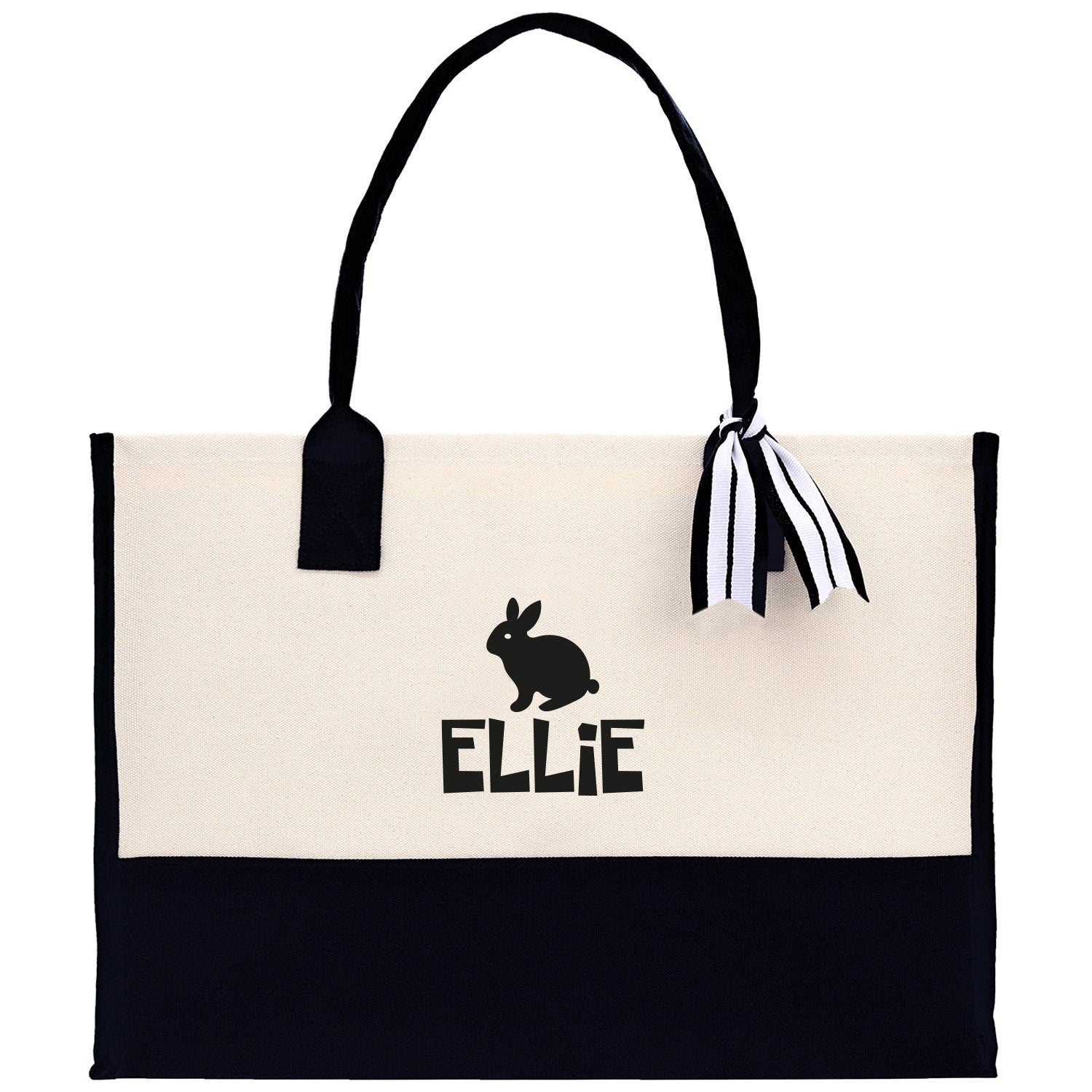 Personalized Kids Name Tote Bag Dinosaur Tote Kindergarten Tote Beach Bag for Boys Custom Kids Summer Bag Kids School Bag Rabbit Unicorn Cat
