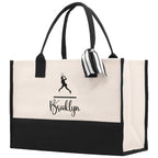 Tennis Tote Bag Custom Tennis Tote Bag Tennis Sport Gift for Her Personalized Tennis Bag Tennis Love Bag Tennis Coach Gift Canvas Tote Bag