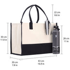 Dallas Cotton Canvas Tote Bag Travel Vacation Tote Employee and Client Gift Wedding Favor Birthday Welcome Tote Bag Bridesmaid Gift