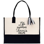 Tennis Tote Bag Custom Tennis Tote Bag Tennis Sport Gift for Her Personalized Tennis Bag Tennis Love Bag Tennis Coach Gift Canvas Tote Bag