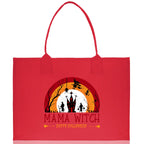 Halloween Trick or Treat Tote Bag Halloween Tote Bag for Kids Halloween Gift Halloween Candy Bag Halloween Doodles Cute Canvas Tote Bag