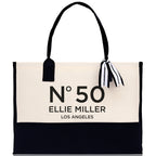 Birthday Celebration Personalized Gift Canvas Tote Bag with Name and State 40th 50th Birthday Gift Tote Bag for Her Custom Birthday Gift