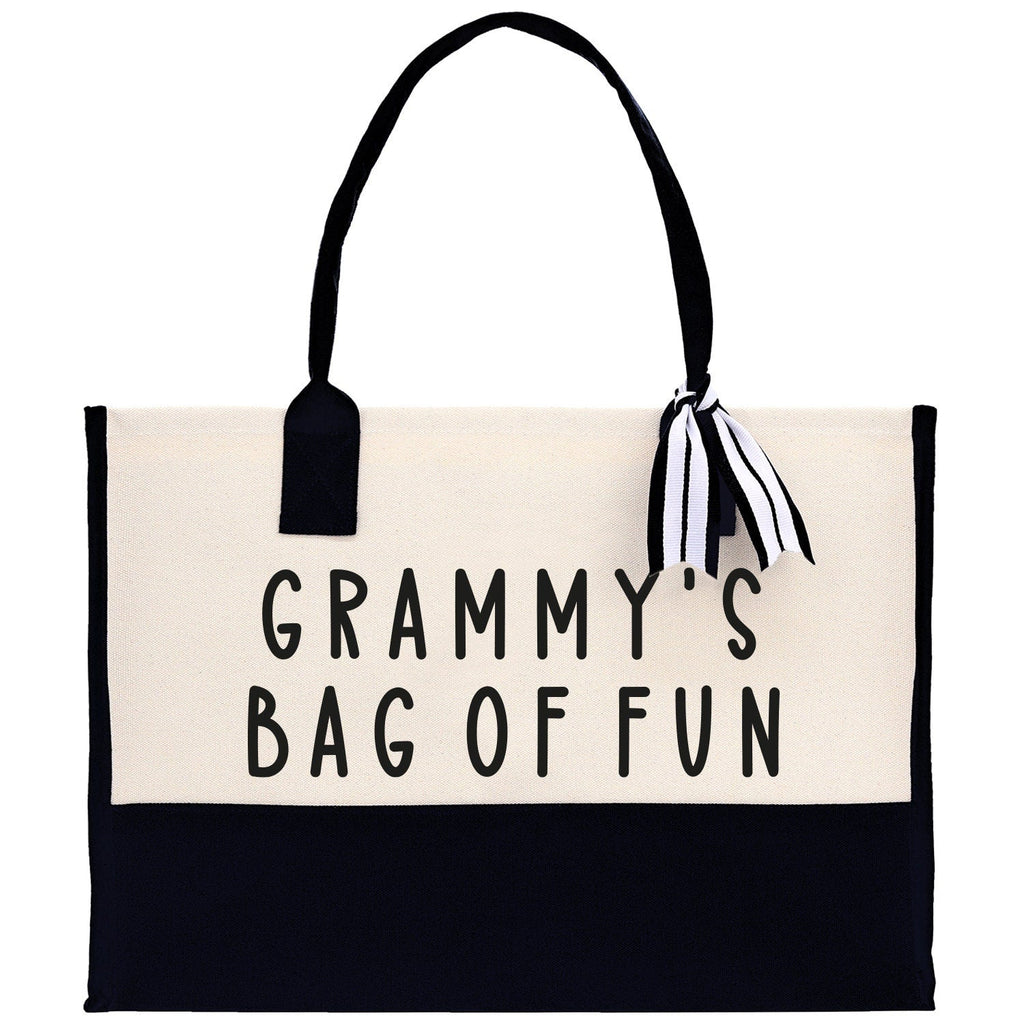 Grandma Bag Of Fun Tote Bag Grandma's Getaway Bag Grandma Grandma Gift Bag Shopping Bag Mothers Day Gift Live Love Spoil Bag Grandma GM1008