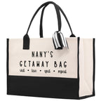 Grandma Tote Bag Grandma's Getaway Bag Grandma Nana Bag Grandma Gift Bag Shopping Bag Mothers Day Gift Live Love Spoil Bag Grandma GM1014