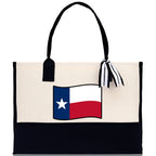Texas Cotton Canvas Tote Bag TX Travel Vacation Tote Employee and Client Gift Wedding Favor Birthday Welcome Tote Bag Bridesmaid Gift
