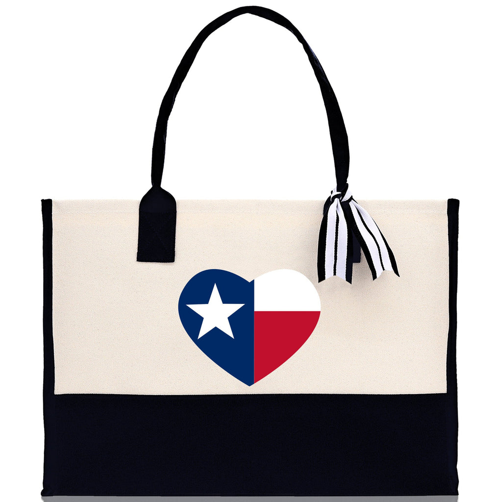 Texas Cotton Canvas Tote Bag TX Travel Vacation Tote Employee and Client Gift Wedding Favor Birthday Welcome Tote Bag Bridesmaid Gift