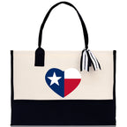 Texas Cotton Canvas Tote Bag TX Travel Vacation Tote Employee and Client Gift Wedding Favor Birthday Welcome Tote Bag Bridesmaid Gift