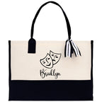 Theater and Drama Teacher Name Personalized Gift Tote Bag Theater Student Gift for Teacher Custom Theater Student Gift Bag Theater Tote Bag
