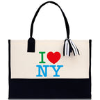 New York Cotton Canvas Tote Bag NY Travel Vacation Tote Employee and Client Gift NYC Wedding Favor Birthday Welcome Tote Bag Bridesmaid Gift