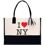 New York Cotton Canvas Tote Bag NY Travel Vacation Tote Employee and Client Gift NYC Wedding Favor Birthday Welcome Tote Bag Bridesmaid Gift