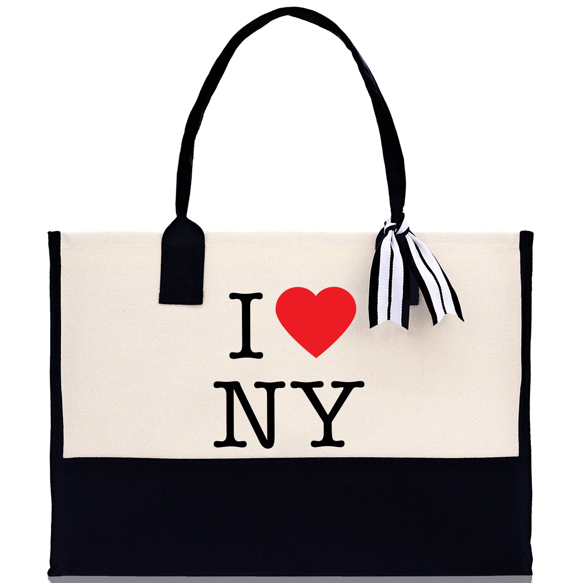 New York Cotton Canvas Tote Bag NY Travel Vacation Tote Employee and Client Gift NYC Wedding Favor Birthday Welcome Tote Bag Bridesmaid Gift