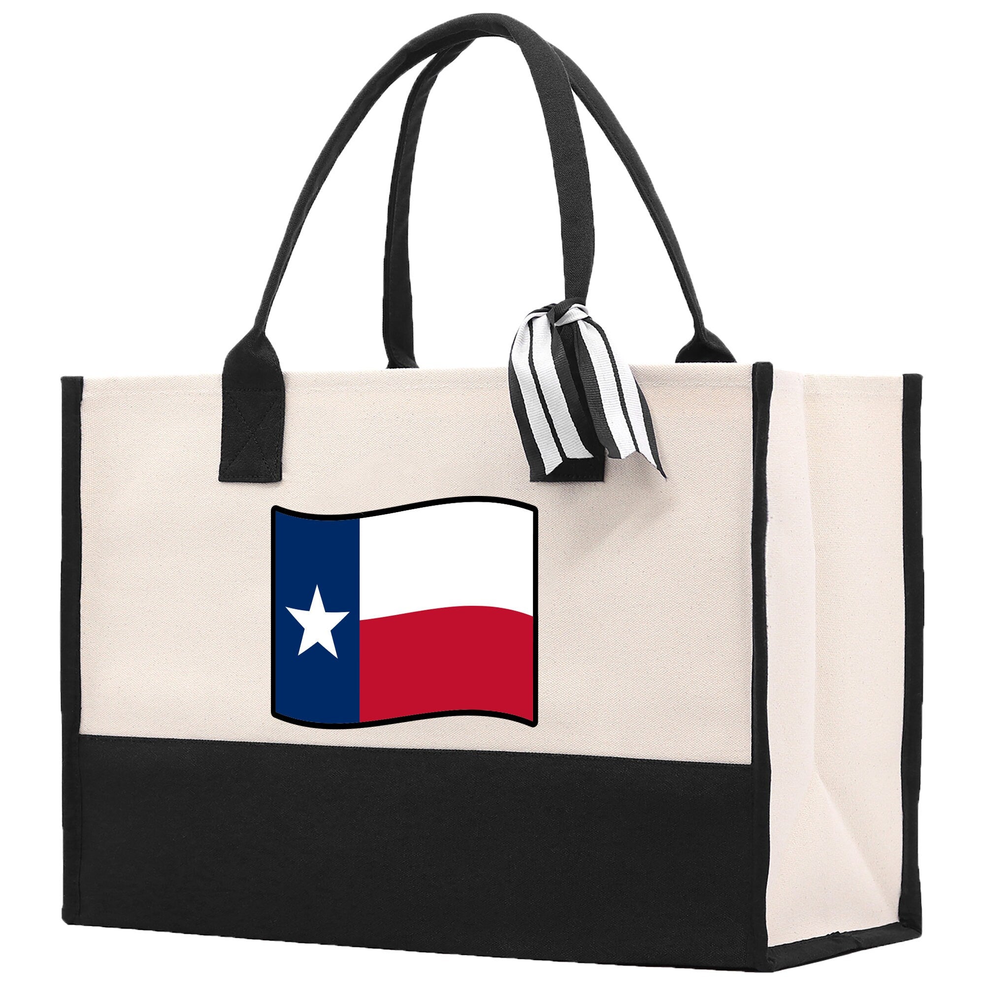 Texas Cotton Canvas Tote Bag TX Travel Vacation Tote Employee and Client Gift Wedding Favor Birthday Welcome Tote Bag Bridesmaid Gift