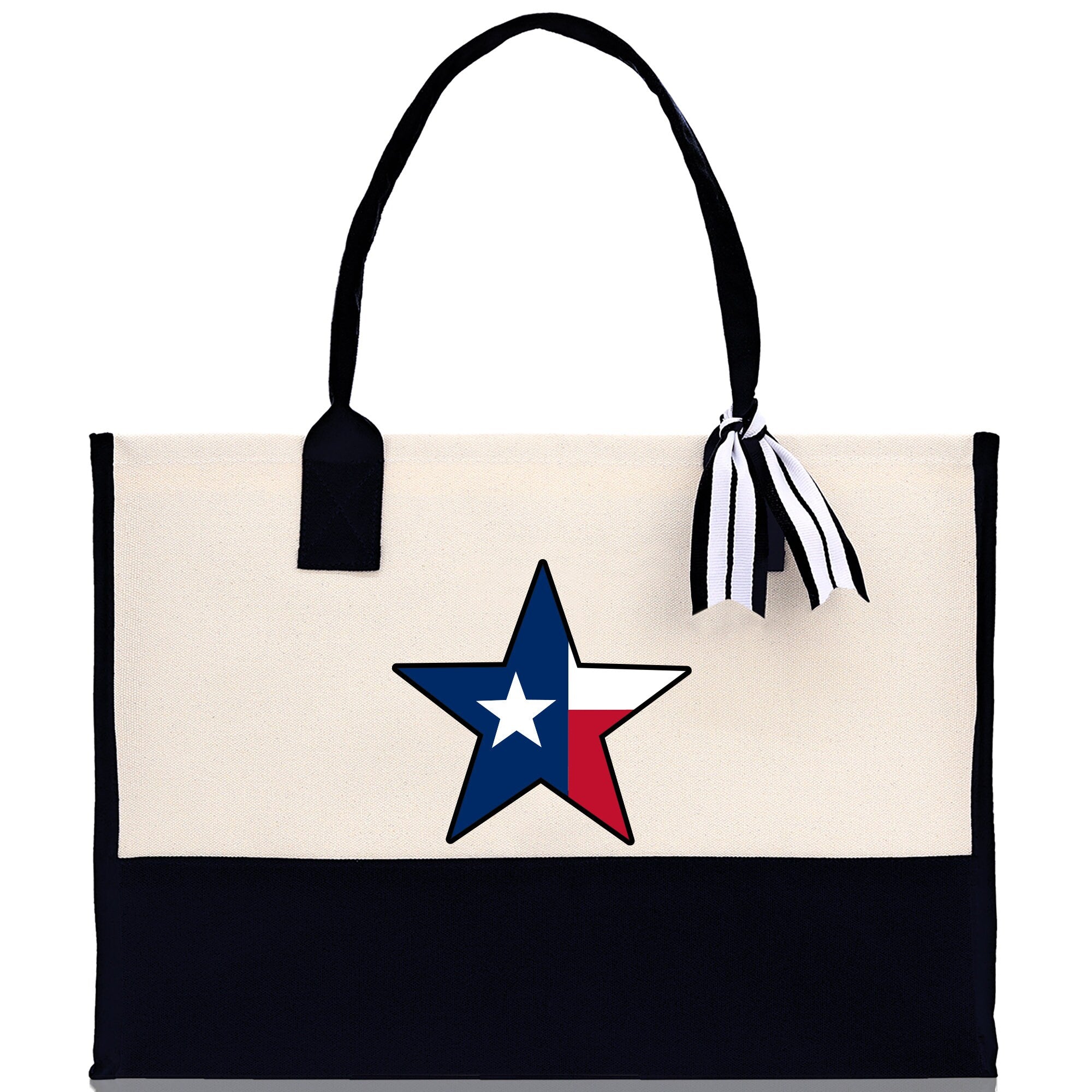 Texas Cotton Canvas Tote Bag TX Travel Vacation Tote Employee and Client Gift Wedding Favor Birthday Welcome Tote Bag Bridesmaid Gift