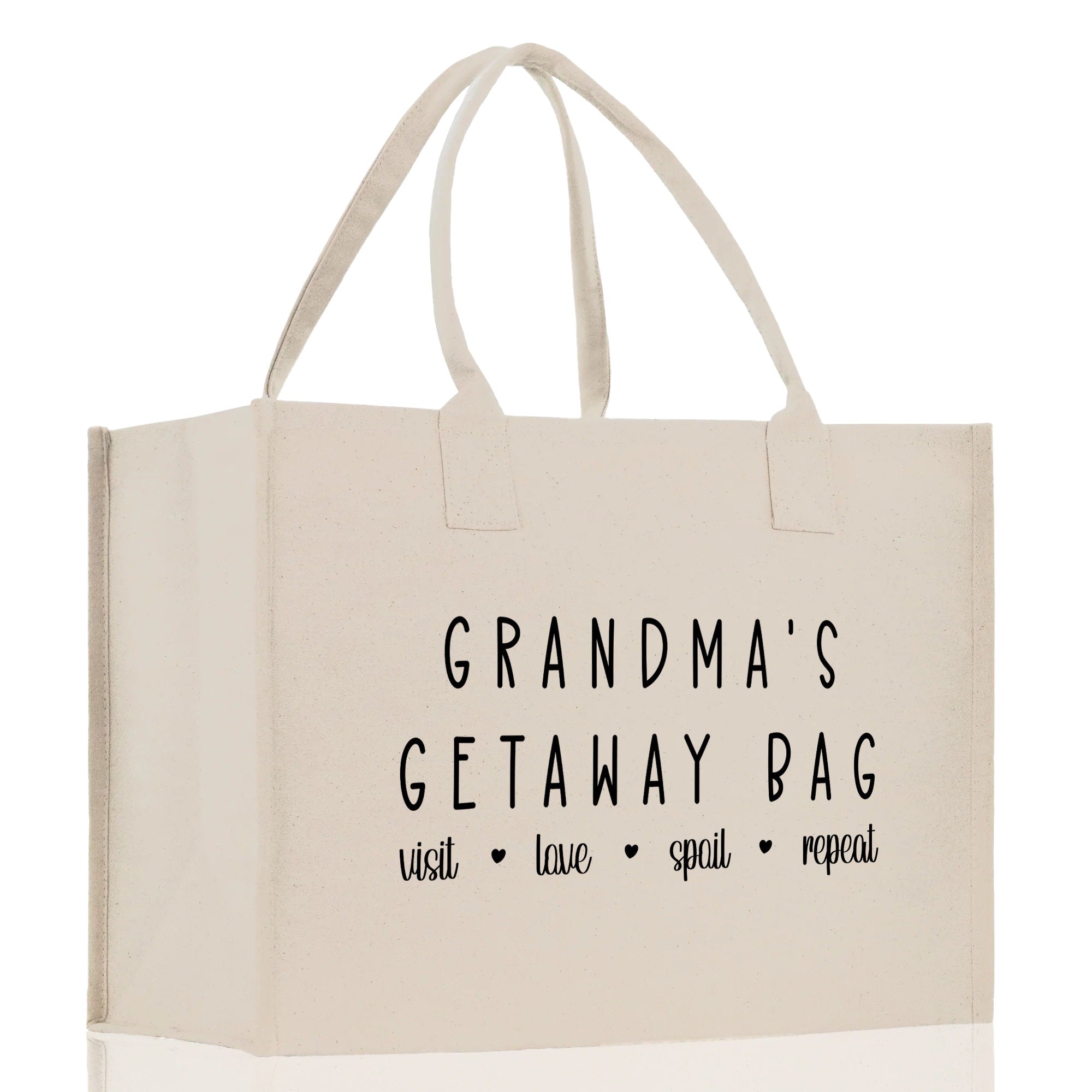 Grandma Tote Bag Grandma's Getaway Bag Grandma Nana Bag Grandma Gift Bag Shopping Bag Mothers Day Gift Live Love Spoil Bag Grandma Beach Bag