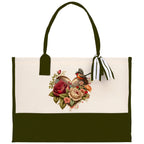 Heart Canvas Tote Bag Happy Valentines Day Gift for Her Love Tote Bag Lovers Gift Mother Day Gift Cute Valentines Gift
