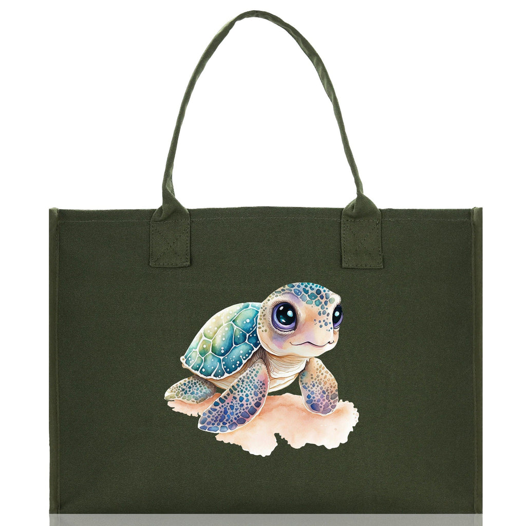 Sea Turtle Canvas Tote Bag Ocean Tote Bag Turtle Lover Tote Bag Animal Lover toTe Bag Ocean Lover Gift Tortoise Tote Bag Nature Lover Tote