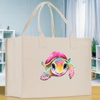 Sea Turtle Canvas Tote Bag Ocean Tote Bag Turtle Lover Tote Bag Animal Lover toTe Bag Ocean Lover Gift Tortoise Tote Bag Nature Lover Tote