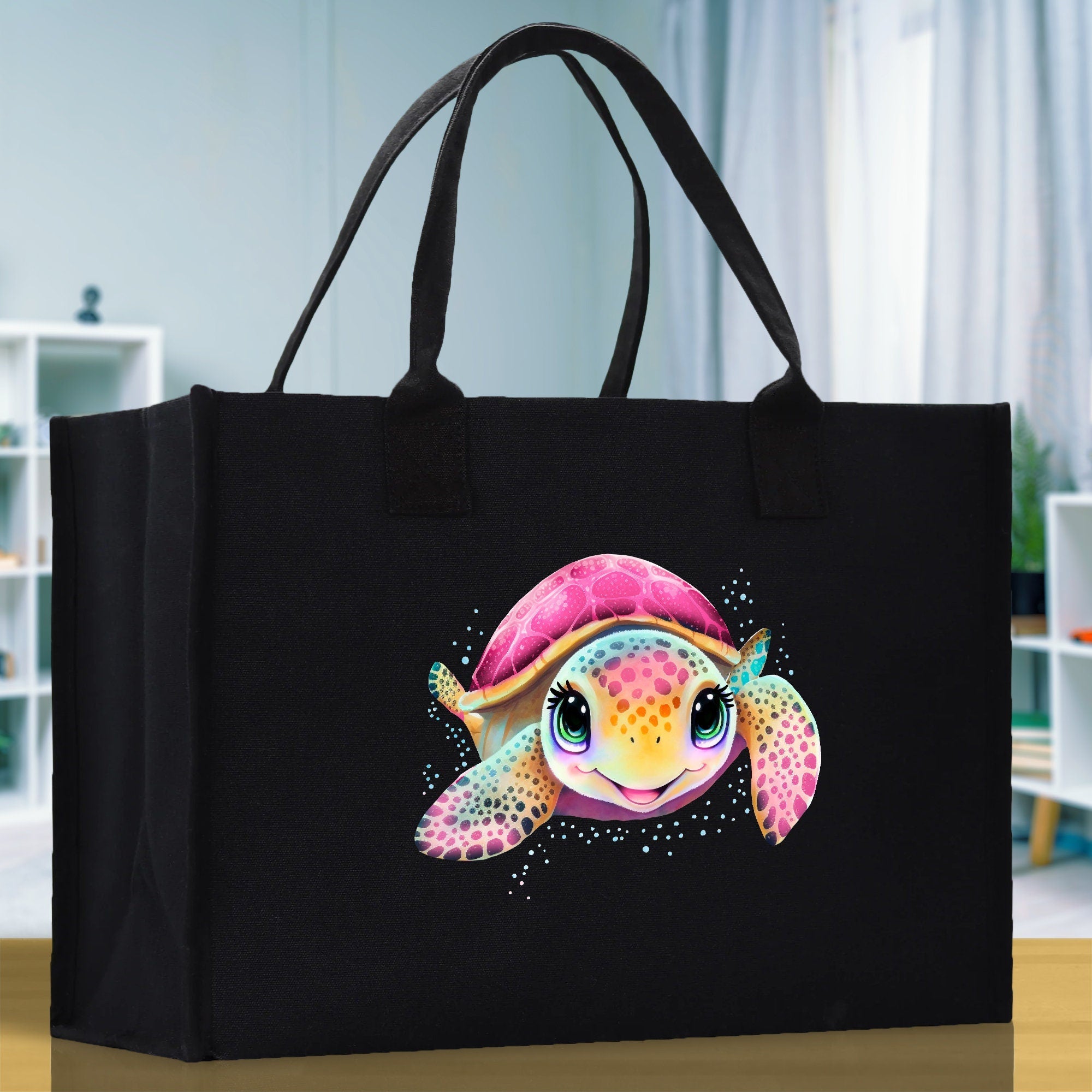 Sea Turtle Canvas Tote Bag Ocean Tote Bag Turtle Lover Tote Bag Animal Lover toTe Bag Ocean Lover Gift Tortoise Tote Bag Nature Lover Tote