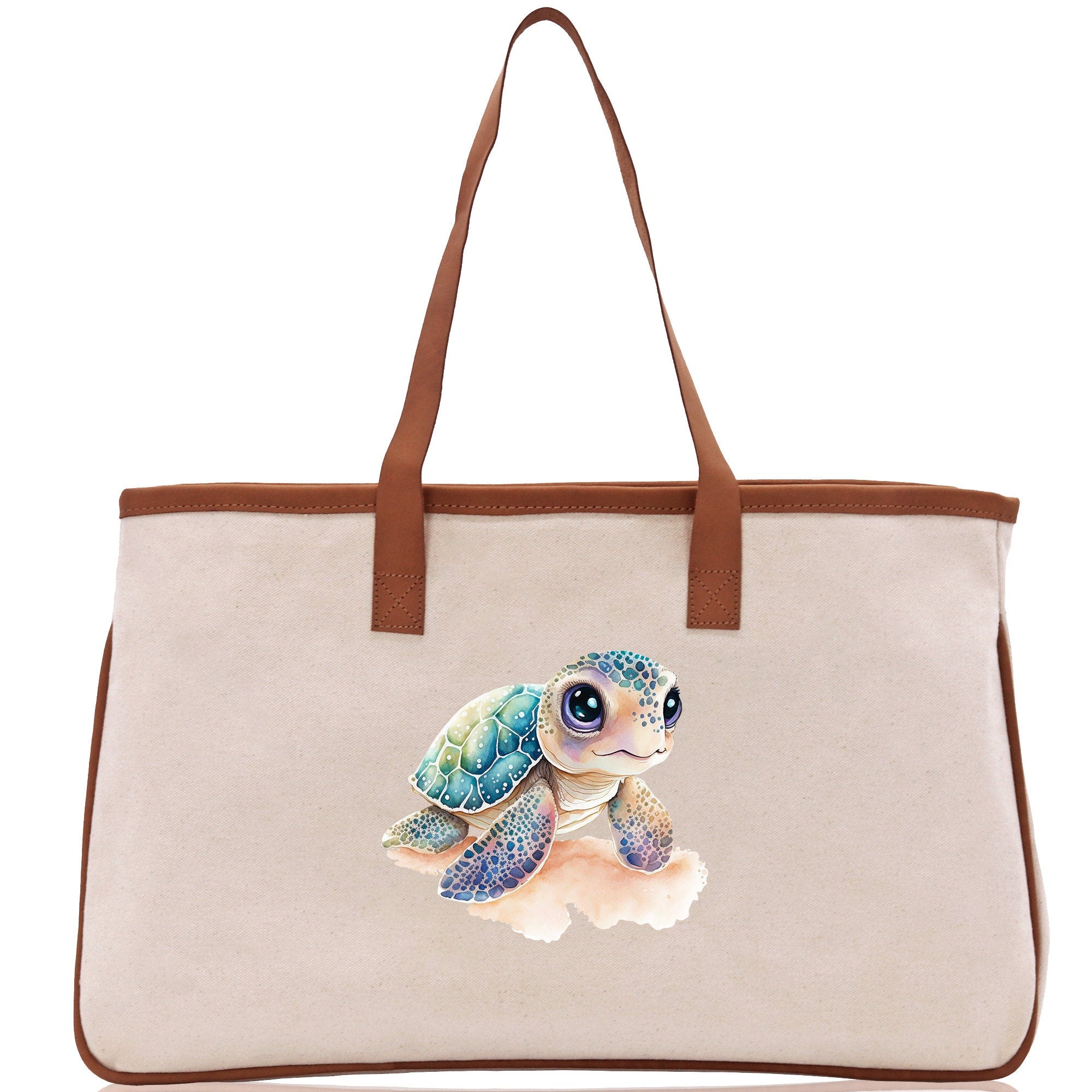 Sea Turtle Canvas Tote Bag Ocean Tote Bag Turtle Lover Tote Bag Animal Lover toTe Bag Ocean Lover Gift Tortoise Tote Bag Nature Lover Tote