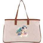 Sea Turtle Canvas Tote Bag Ocean Tote Bag Turtle Lover Tote Bag Animal Lover toTe Bag Ocean Lover Gift Tortoise Tote Bag Nature Lover Tote