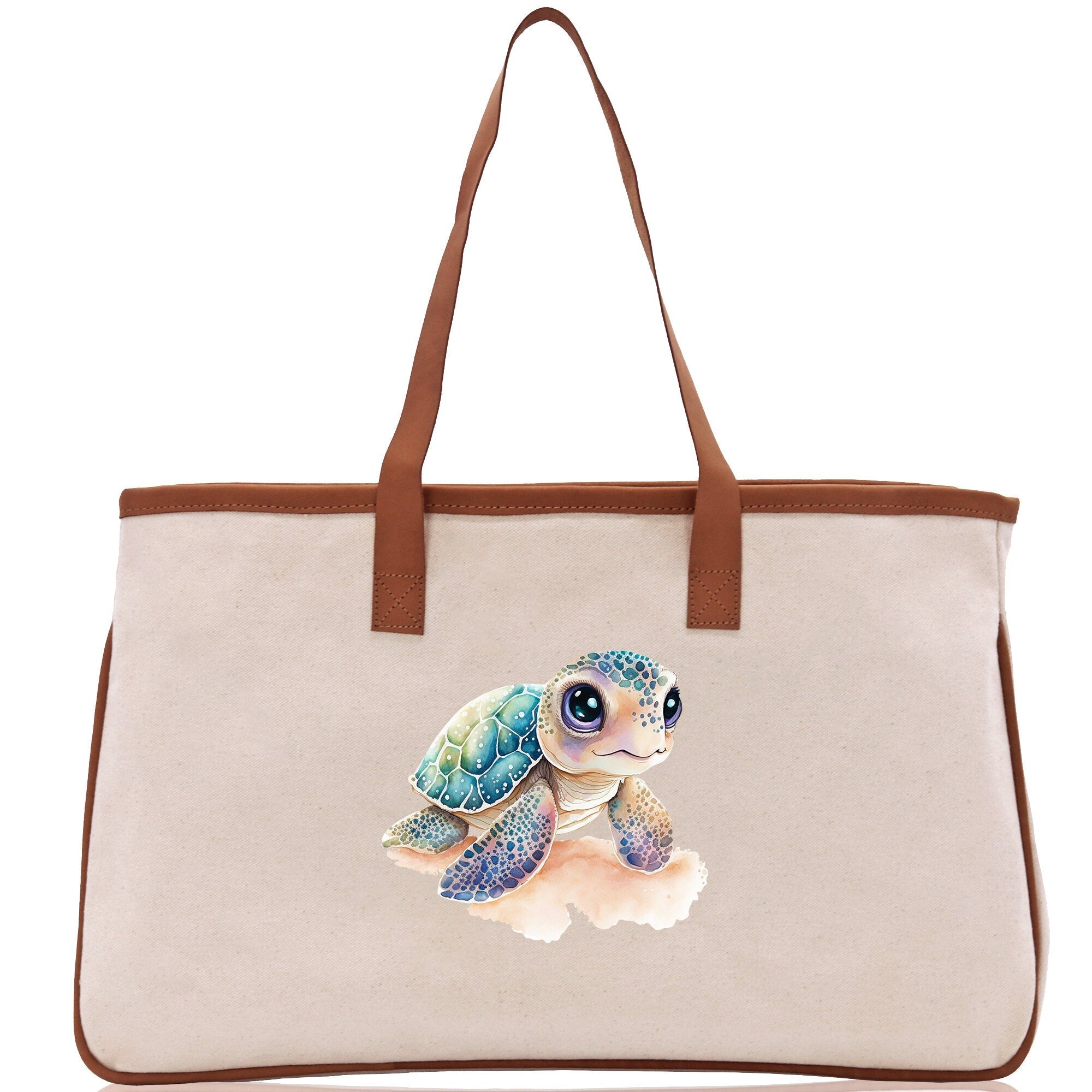 Sea Turtle Canvas Tote Bag Ocean Tote Bag Turtle Lover Tote Bag Animal Lover toTe Bag Ocean Lover Gift Tortoise Tote Bag Nature Lover Tote