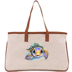 Sea Turtle Canvas Tote Bag Ocean Tote Bag Turtle Lover Tote Bag Animal Lover toTe Bag Ocean Lover Gift Tortoise Tote Bag Nature Lover Tote