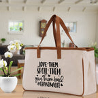 Grandma Tote Bag Grandma's Getaway Bag Grandma Nana Bag Grandma Gift Bag Shopping Bag Mothers Day Gift Live Love Spoil Bag Grandma Beach Bag